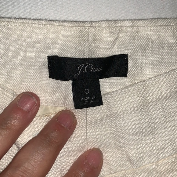 BNWT J. Crew Embroidered-Trim Short in Beauchamps Embroidered Linen - Picture 5 of 8